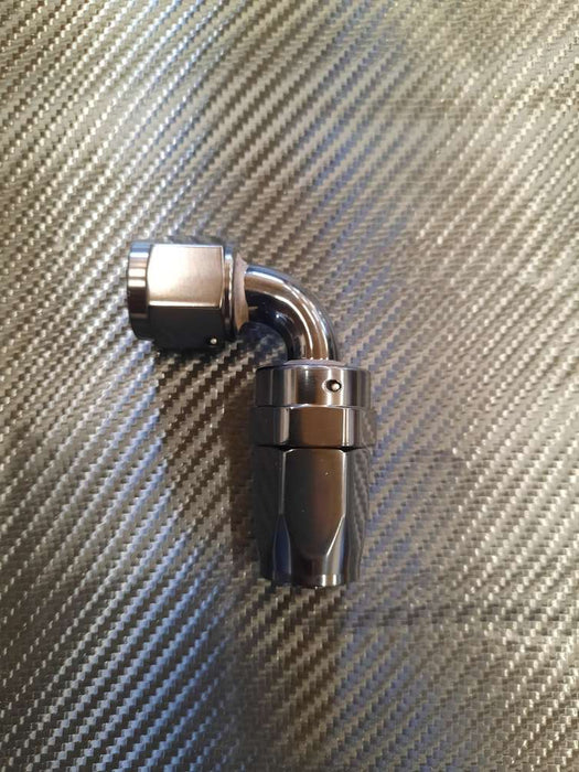 Öljyletkun liitin AN-8 90ast.